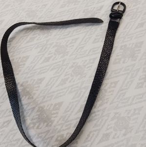 Talbots unisex leather woven belt! Size 32
